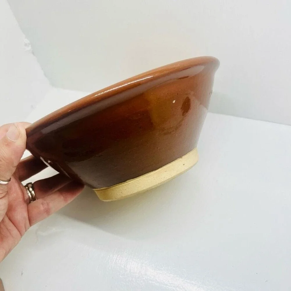 Handmade Art Pottery Altar Bowl | Rustic Brown Glazed‎ Ceramic | Ritual Decor |